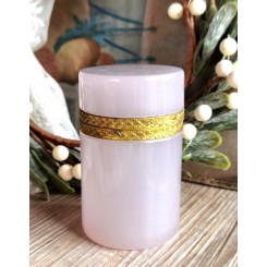 Opaline Cylinder Skrin 'ROSA' [~1920] ALEXANDRIT