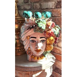 Hovedvase Donna Teste di Moro FIGEN [H31cm] Handmade