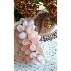Gl. Vindrueklase [L15cm] Rose quartz