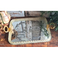 1950' Spejlbakke MURANOGLAS [43x27cm] Italiensk*