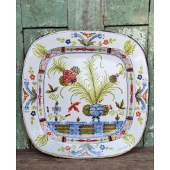 Stort Smukt Vintage Fad [39x39cm] Signeret BENLLOCH