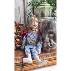 Gammel Marionetdukke [21cm] Ridder