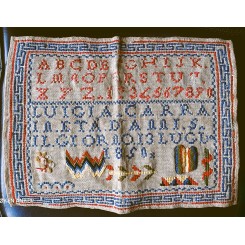 Luigia's Navneklud, 1850 (38x30cm)