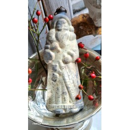 Julemand i Patineret Glas (H16cm) 