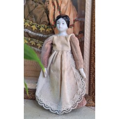 Antik Porcelænsdukke [H18,5cm] 