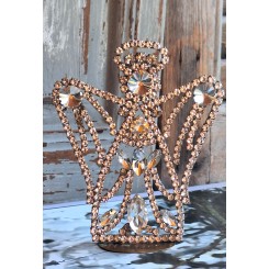 Vintage Engel med Rhinsten [H13cm] Handmade