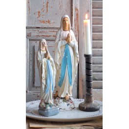 Gammel Madonna LOURDES - smukt udtryk [36cm] 