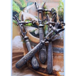 Antik Fransk Andel&aring;rs-h&aring;ndtag Fors&oslash;lvet -  Pr. stk