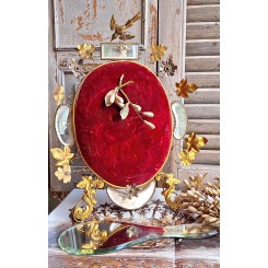 1800-Tals Brudeglobe Interior [39x30cm] R&oslash;d