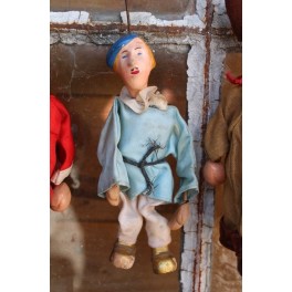 Gammel fransk marionetdukke