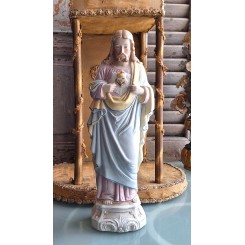 JESUS HJERTE Biscuit [H30cm]