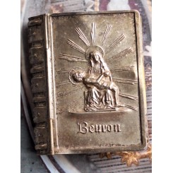 Gammel Metalbog med Rosenkrans BEURON