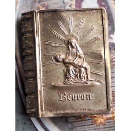 Gammel Metalbog med Rosenkrans BEURON