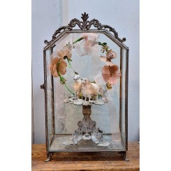 Napoleon III Brudeskab/Vitrine [H41x22.5x14,5cm]