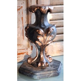 1800-tals Fransk Tr&aelig; Altervase [H27cm]