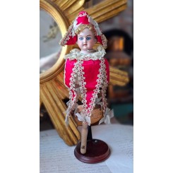 Speciel Antik Marotte Biscuit Buste m/Fl&oslash;jte