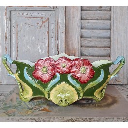 Stor Fransk Jardiniere Art Nouveau (H16x37cm) 