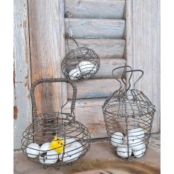 GL. Fransk Fil de fer Vagtelkurv | Pr. stk