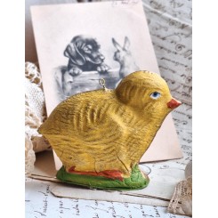 P&aring;ske-kylling Papmach&eacute; H&aring;ndlavet [7x9cm] 