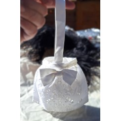 &AElig;ldre Fransk Taske Blondestof og Sl&oslash;jfe