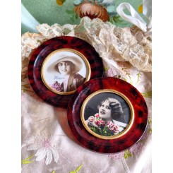 Gamle Franske Billeder 'Skildpadde' [&Oslash;10cm] | Pr. stk