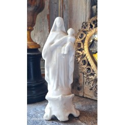 Antik Madonna med Barn [H18cm] Porcel&aelig;n