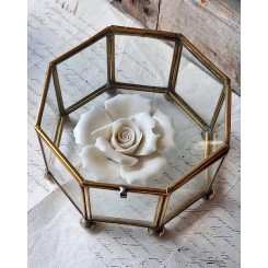 Gl. Fransk Smykkeskrin Bijoux [H8x&Oslash;13cm]