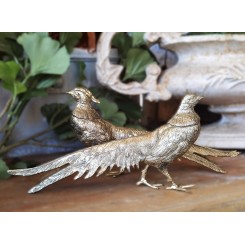 Gl. Fasaner Metalfigurer 'S&Oslash;LV' [12x31cm] Pr. PAR