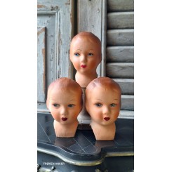 Papmach&eacute; Hoved 1940 [H10cm]Pr. stk