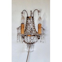 Fransk Lampe Krystaller [H36cm] 