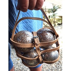 Fransk Vintage Petanque Boule 4 stk