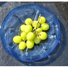 Italiensk Glas Sk&aring;l Fad [H&aring;ndmalet] Bl&aring;