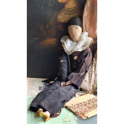 Antik Fransk Sofadoll 'PIERROT' [L75cm] Boudoirdoll