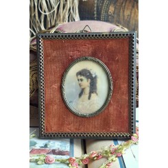 Miniature Billede. Velour. Napoleon III