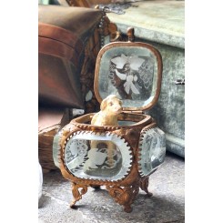 Franskt Smykkeskrin Bijoux [H6,5x6,5x6cm] Napoleon III