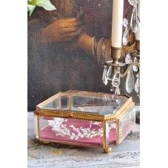 Stort 1800-tals Brudeskrin Smykker [H9x19x16cm] Napoleon lll