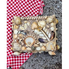 Gammel Fransk Muslinge&aelig;ske [H9x27x23cm]