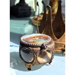 1800-tals Fransk Buet Glas [H6,5x&Oslash;7cm] Grenoble *