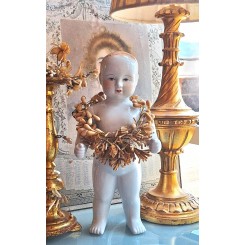 Porcel&aelig;ns Badedukke ~1800/1900 (40cm)