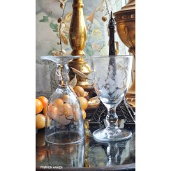 Pr stk Fransk Souvenir glas [H14cm] Krystalglas
