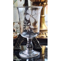 Pr stk Fransk Souvenir glas [H14,5cm] Krystalglas
