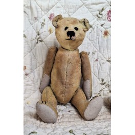 Gammel Timmy Bamse med str&aring; Tysk [32cm] 1910'