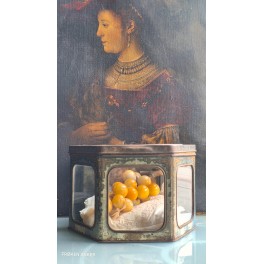 SJ&AElig;LDEN Art Nouveau D&aring;se Med Glasruder [H28x27,5x27,5cm]*