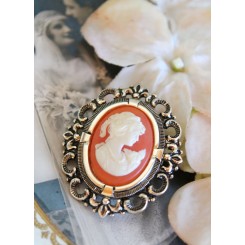 Fransk Vintage Broche [Kam&eacute;]