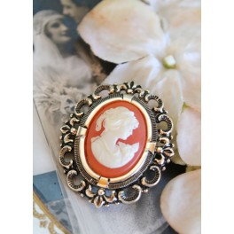 Fransk Vintage Broche [Kam&eacute;]