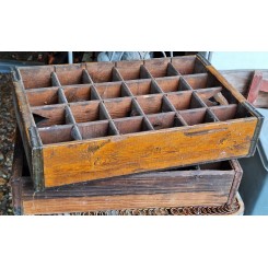 Gammel Flaskekasse Tr&aelig; [46,5x30xH10,5cm]