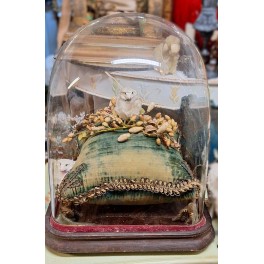 Napoleon III Brudeglobe Garniture PUDE [GR&Oslash;N] Sj&aelig;lden