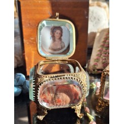Franskt Smykkeskrin [H6x6,5x6,5cm] Napoleon lll*