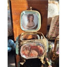 Franskt Smykkeskrin [H6x6,5x6,5cm] Napoleon lll*