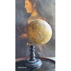 Globus 'Terrestre globe, J. Forest. Paris' [H36cm] 1895